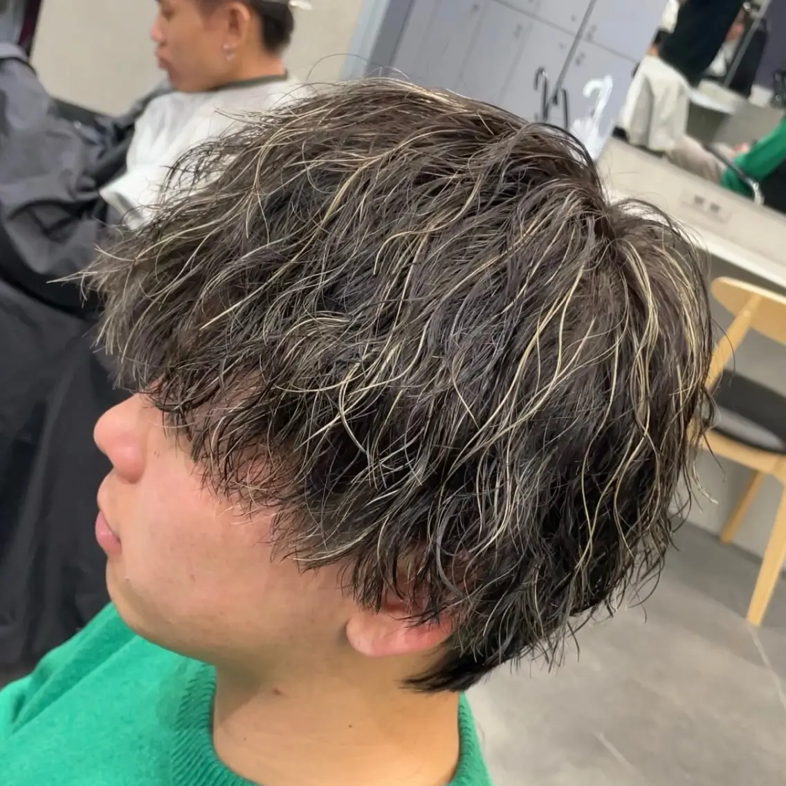 ミディアム カラー ヘアアレンジ メンズ fifth 石川 凪のヘアスタイル