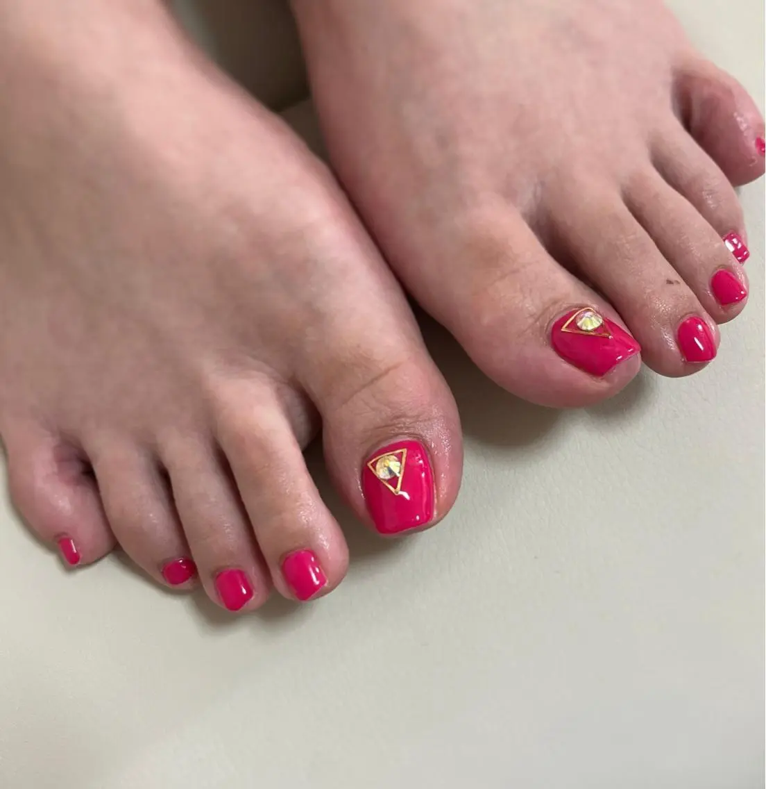 ネイル フットネイル シンプルネイル nail M&Tのネイルデザイン