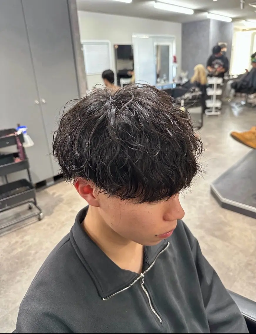 パーマ カット パーマ トリートメント シャドウパーマ/立川 メンズ/コタロウのヘアスタイル