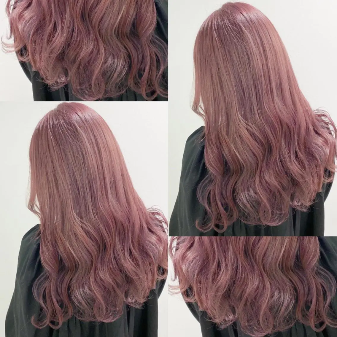 ロング カラー 抜け感レイヤー︴ ニュアンスカラーのヘアスタイル