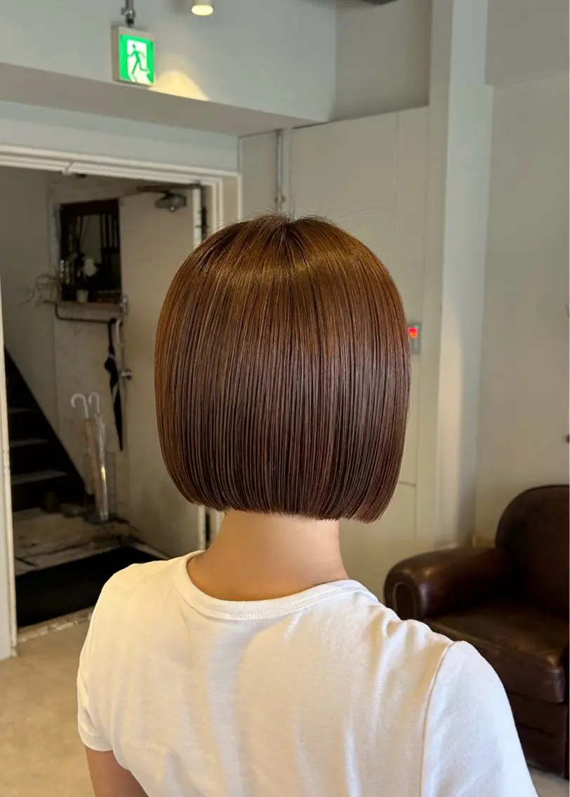 ショート カット ヘアカラー レイヤーカット｜ 艶カラー｜AYAKOのヘアスタイル