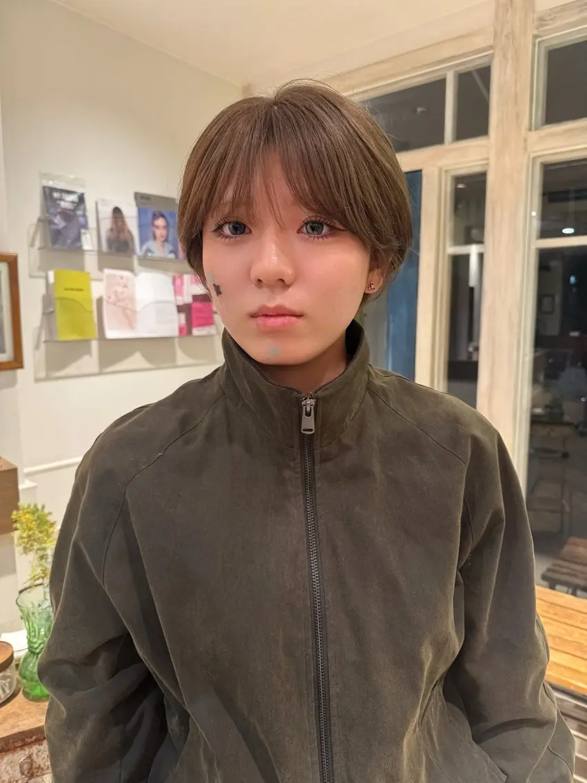 ショート カラー カット ヘアカラー 今泉/kai🐇ボブ 似合わせカットのヘアスタイル