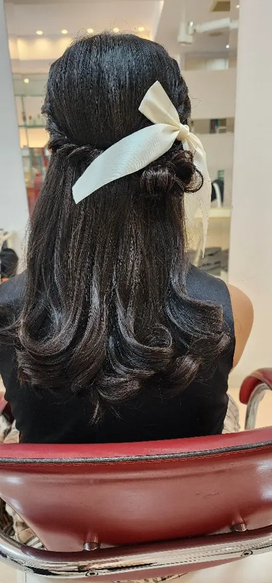 ロング ヘアアレンジ hairmake Juinのヘアスタイル