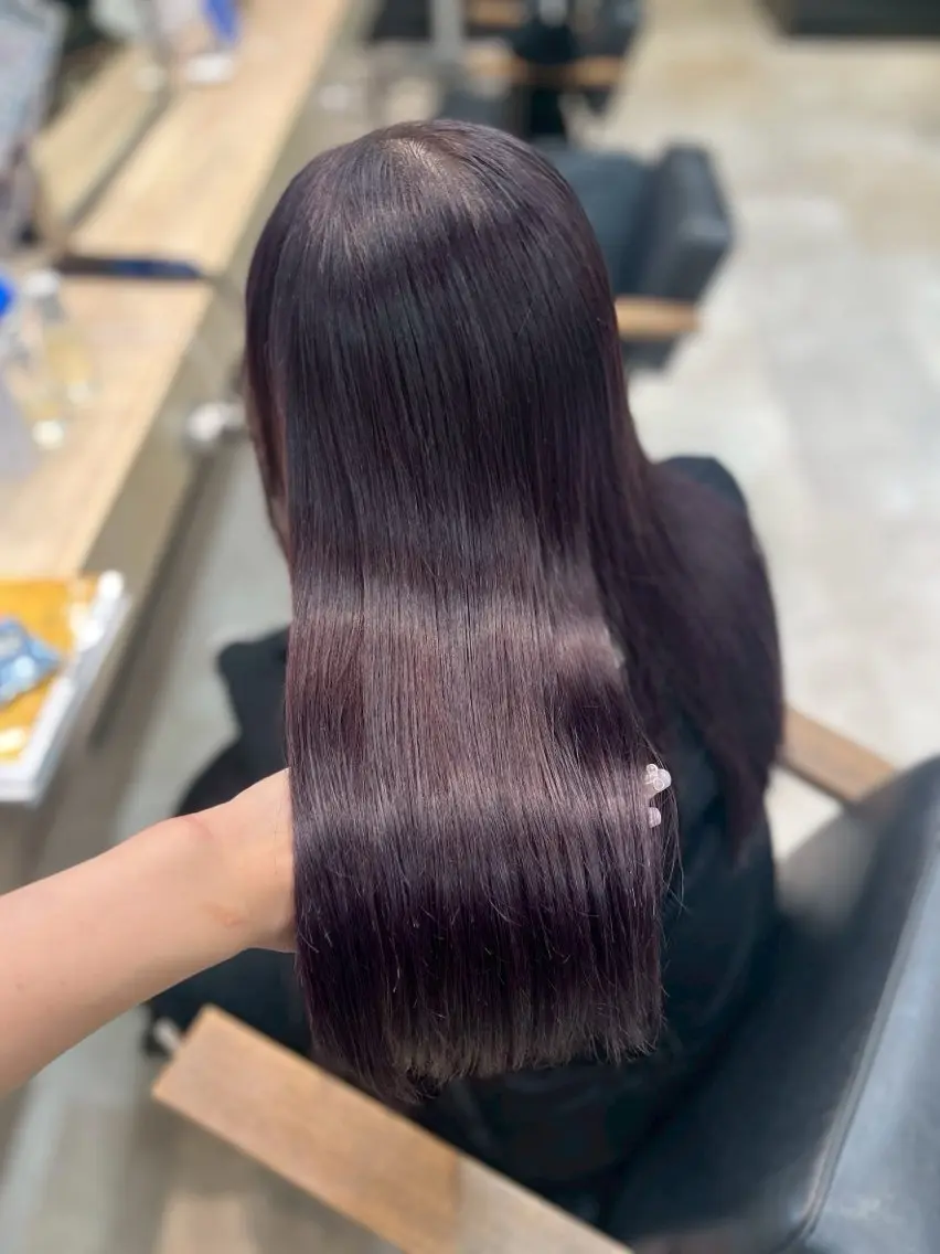 ロング カラー カラー&縮毛 kotojiのヘアスタイル