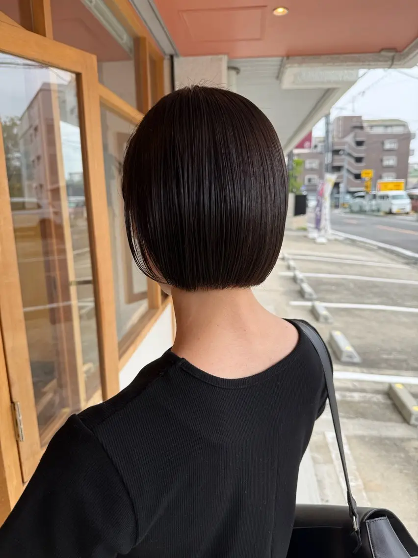 ショート 髪質改善/ハイライト 白髪ぼかし/艶カラーのヘアスタイル