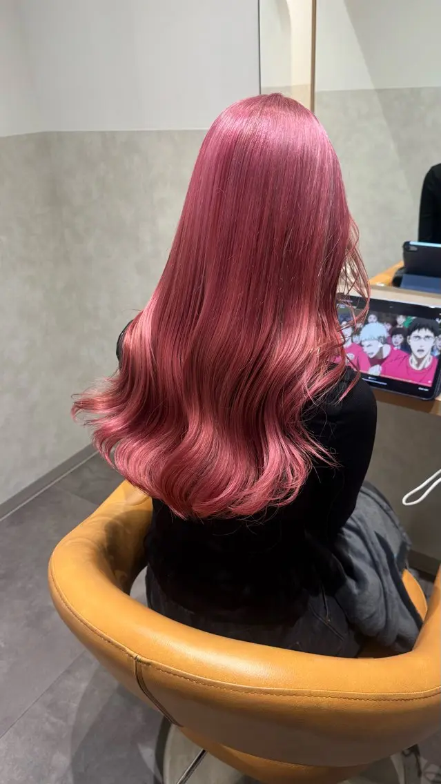 セミロング カラー 札幌ブリーチカラー/ ダブルカラー/ドイのヘアスタイル