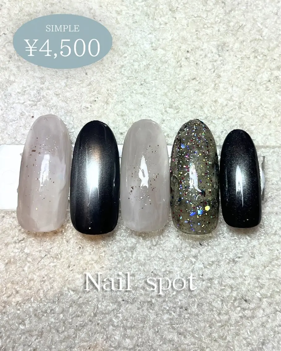 ネイル マグネットネイル ストーンネイル Nail spotのネイルデザイン