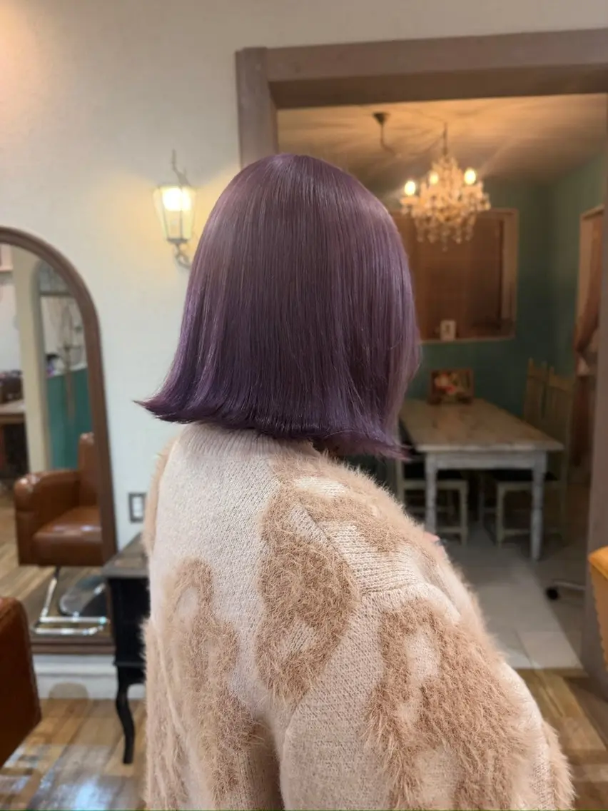 ミディアム カラー Rico ┆ カットモデル募集のヘアスタイル