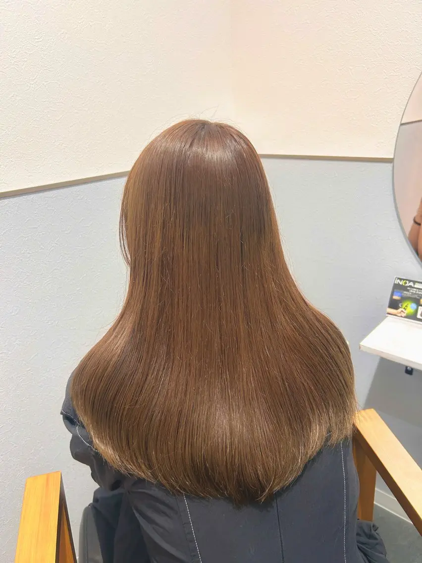 【人気No.1✨】カット+カラー+メテオトリートメント(髪質改善💫艶・まとまりUP)の写真