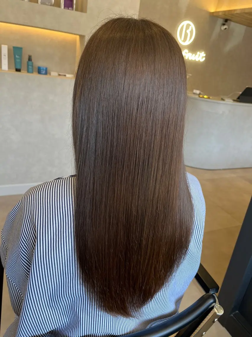 カラー アッシュ ベージュカラー オレンジ ヘアカラー トリートメント ✨NEW OPEN/ 透明感カラー/はるかのヘアスタイル