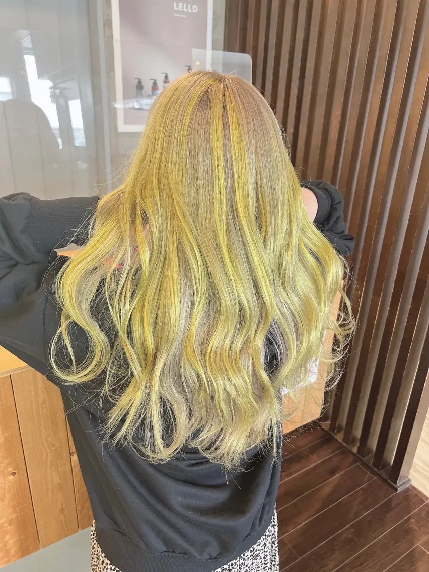 ロング カラー 具志 正太のヘアスタイル