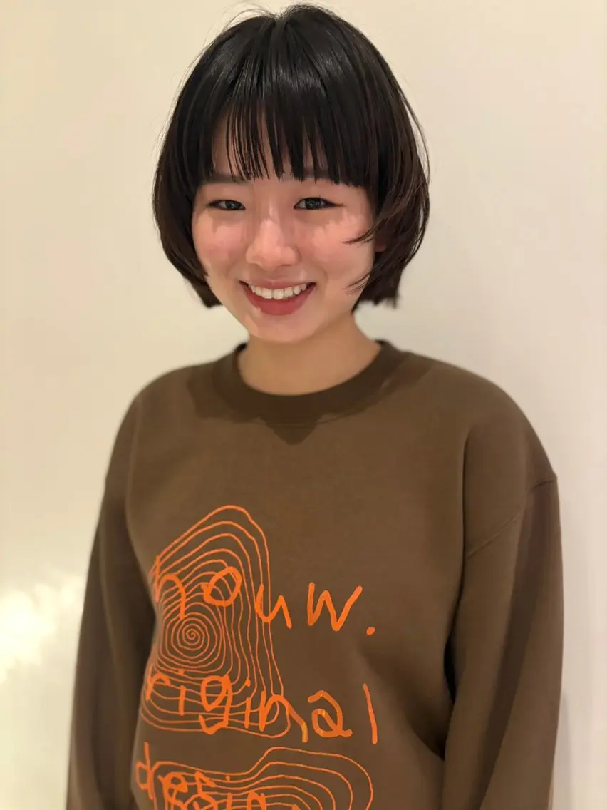 ショート カラー 顔周りカット マナ🐩メンズカット /パーマモデル募集のヘアスタイル