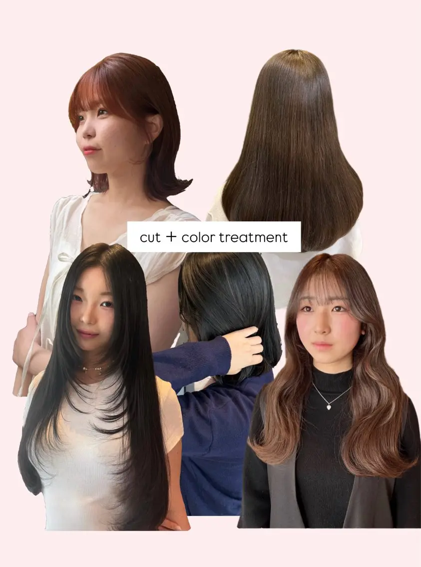【🎀人気No.1🎀】トレンドカット➕カラー➕マスクトリートメント付き⭐️の写真