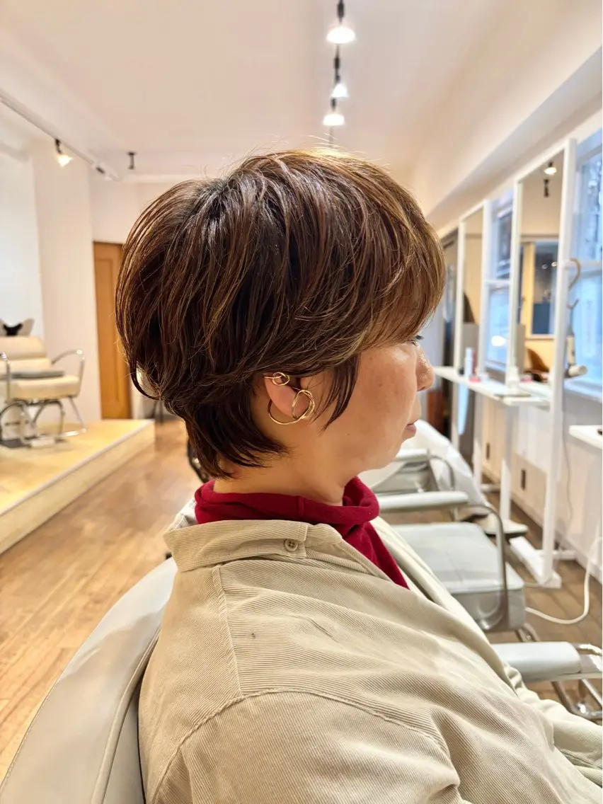 ショート パーマ カット パーマ 南 (Minami)のヘアスタイル