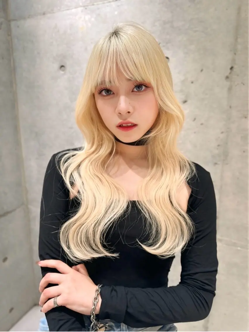 ロング カラー 韓国風ヘア レイヤーカット ゆーだい🇰🇷韓国 🇰🇷×髪質改善のヘアスタイル