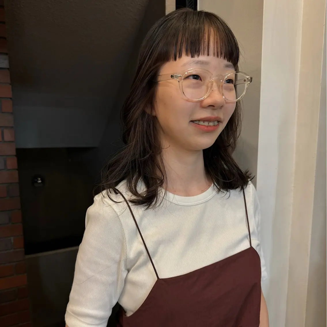 ミディアム カラー ヘアアレンジ オン眉 カット ヘアカラー 🌐サトウ リョウ🌐のその他イメージ