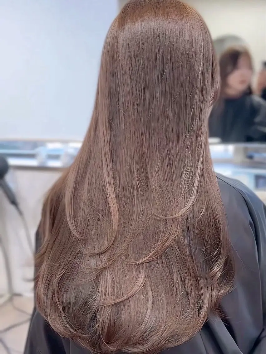 カラー Koharu カラーモデルのヘアスタイル