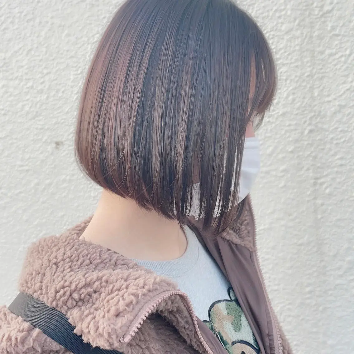 ショート カット ヘアカラー 縮毛矯正 トリートメント 透明感カラー/ボブ /縮毛矯正/澁谷のヘアスタイル