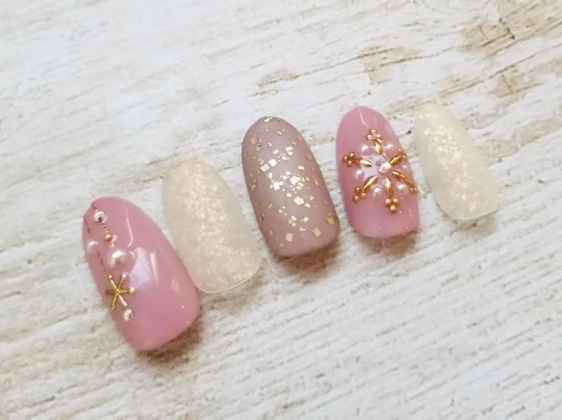 ネイル 冬ネイル クリスマス nijiiro🌈 サトウのネイルデザイン