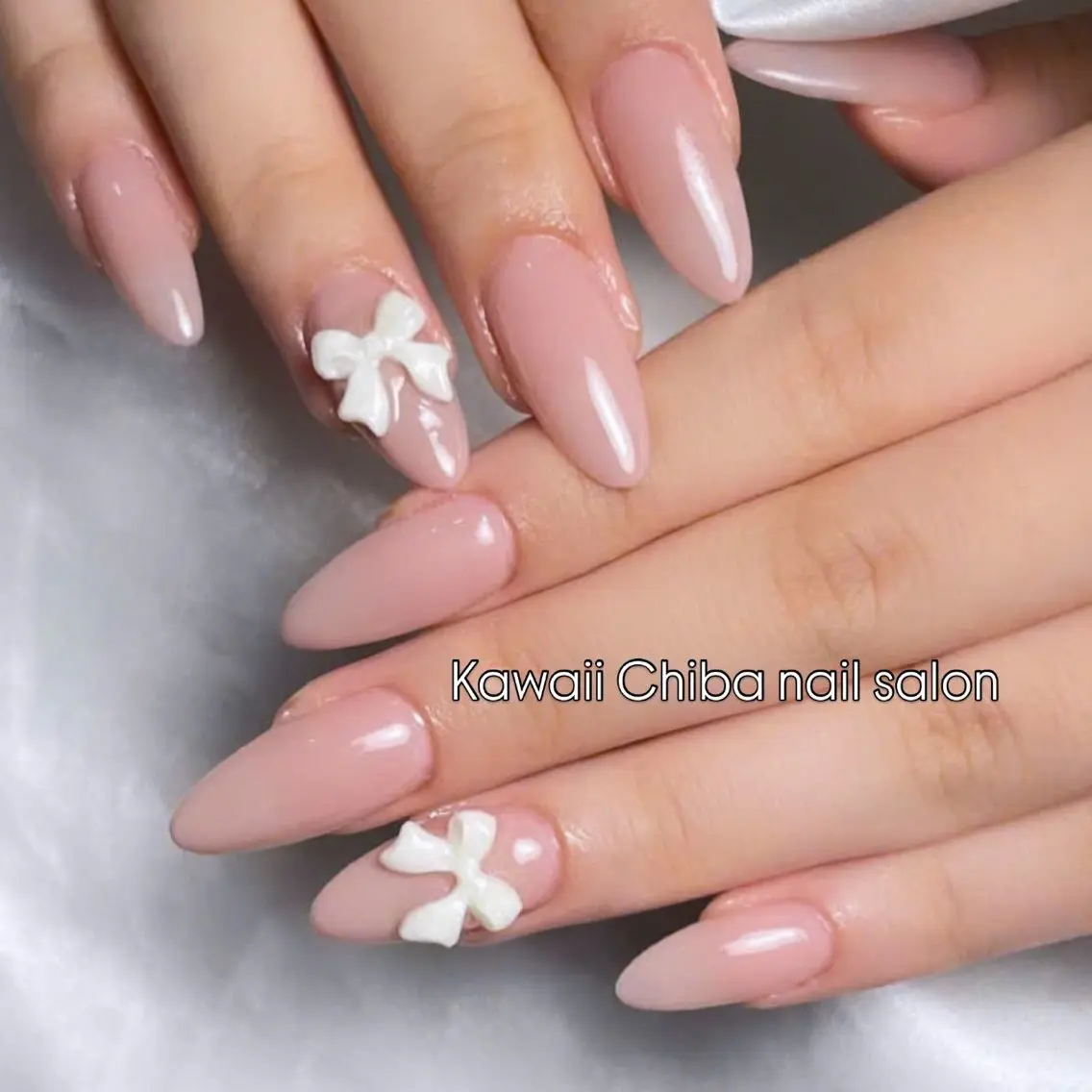 ネイル フレンチネイル ジェルネイル ガーリー 韓国ネイル オフィスネイル Kawaii Chiba nailのネイルデザイン
