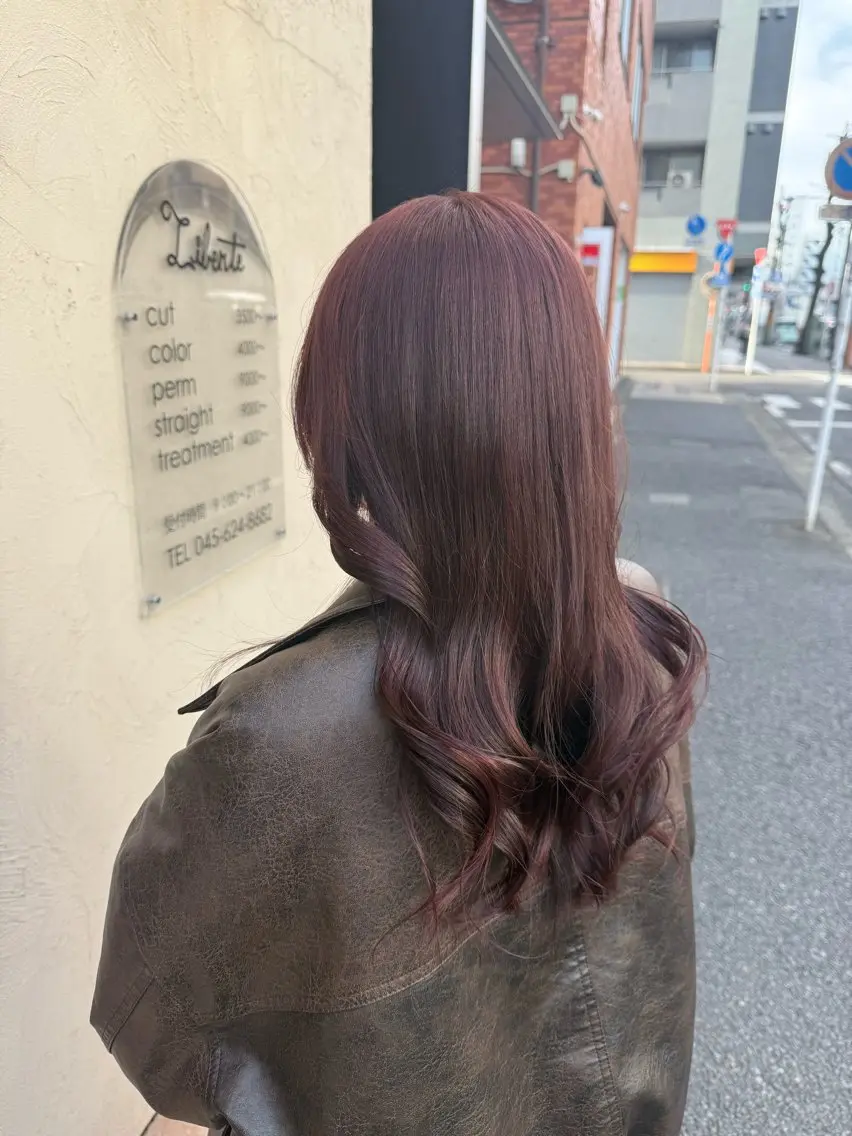 ロング カラー ヘアカラー 🍒暖色🍒髪質 改善_yura🐰のヘアスタイル