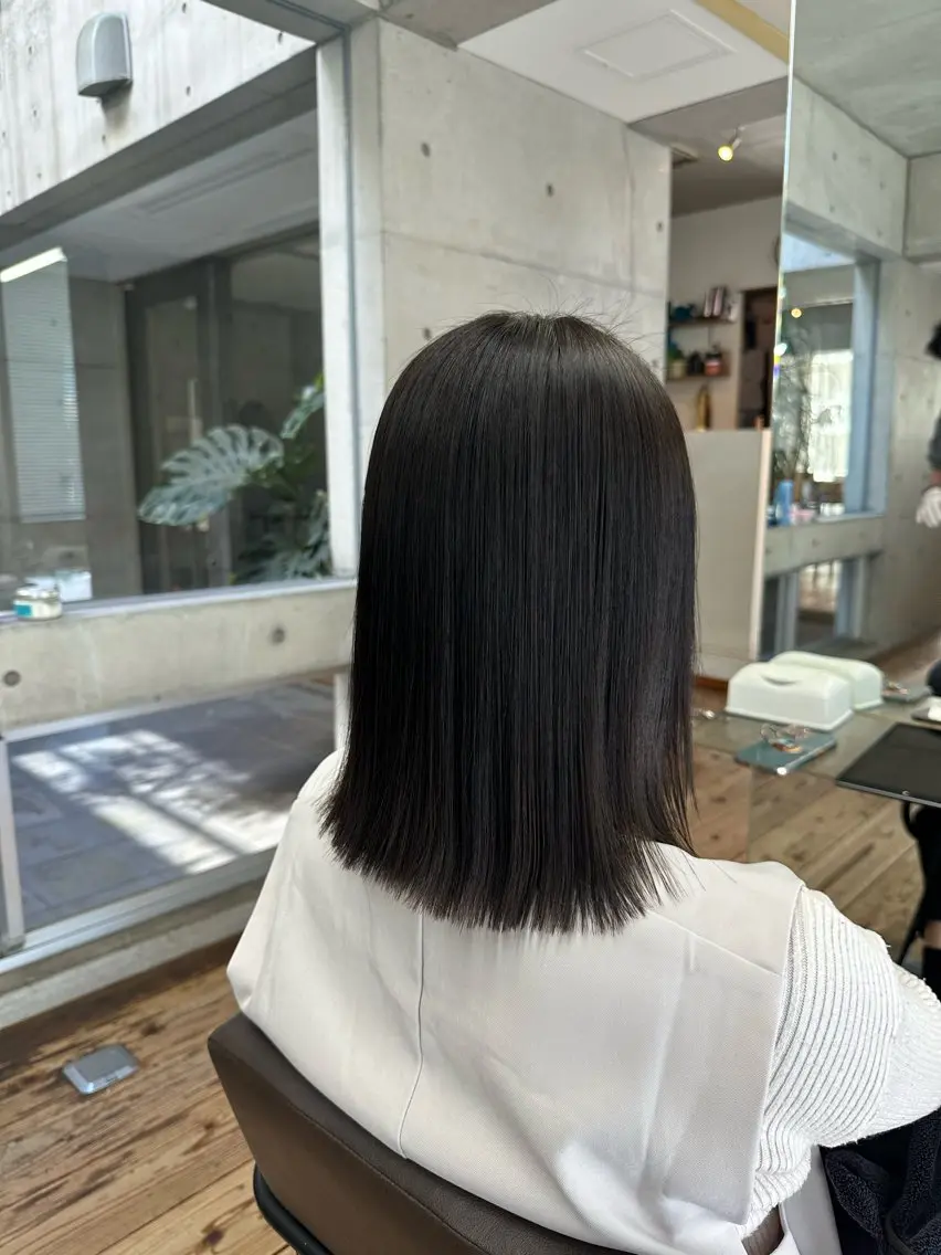 ミディアム ヘアカラー MISAKI ‎のヘアスタイル