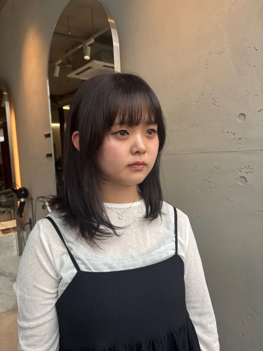 ミディアム カラー 透明感カラー 宮木 海斗のヘアスタイル
