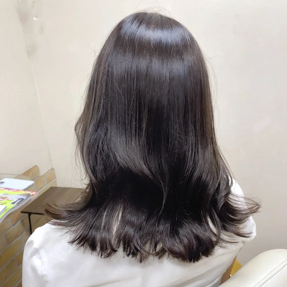 ミディアム カラー 透明感カラー グレージュ ラベンダーカラー ラベンダーグレージュ ラベンダーグレー カット ヘアカラー トリートメント 🥣 hashi 🛋️のヘアスタイル