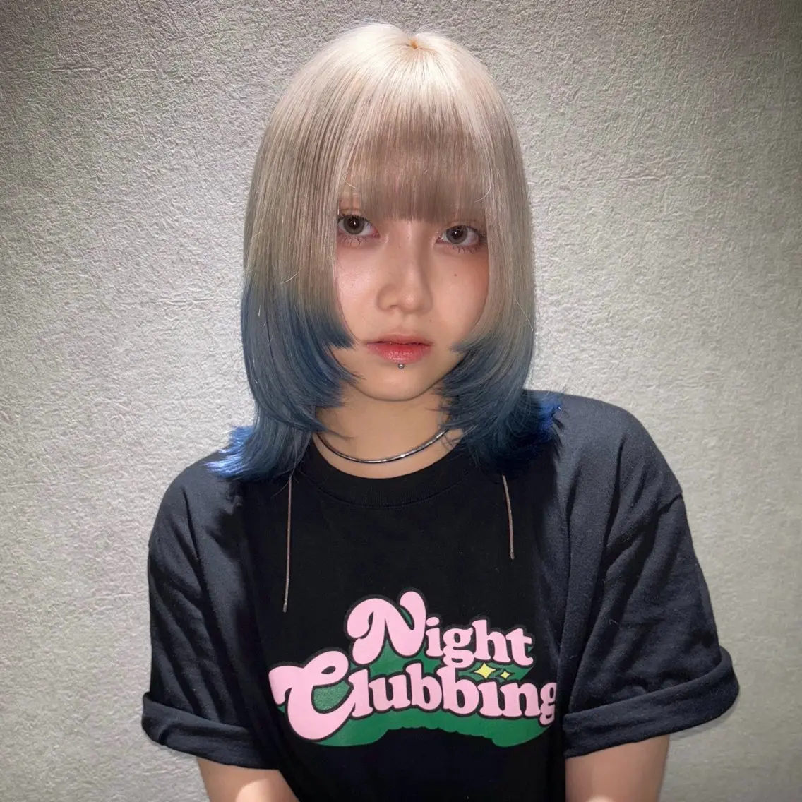 ミディアム カラー メイ ☪️のヘアスタイル
