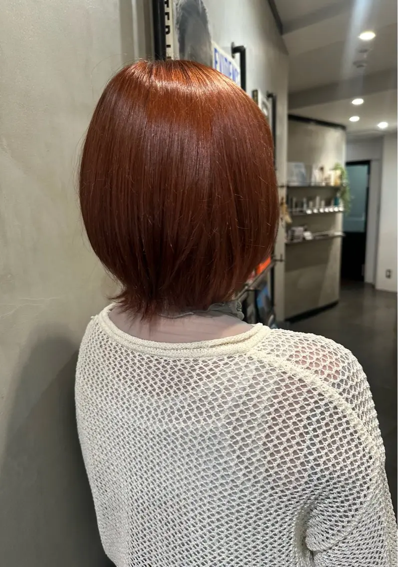 ショート カラー ヘアカラー ヤマダ アオイのヘアスタイル