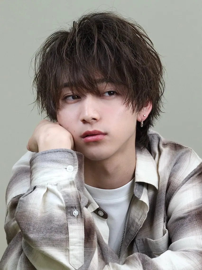 ショート カラー メンズ ブラウンカラー カラーの達人🎨 メンズ特化/壮真のヘアスタイル
