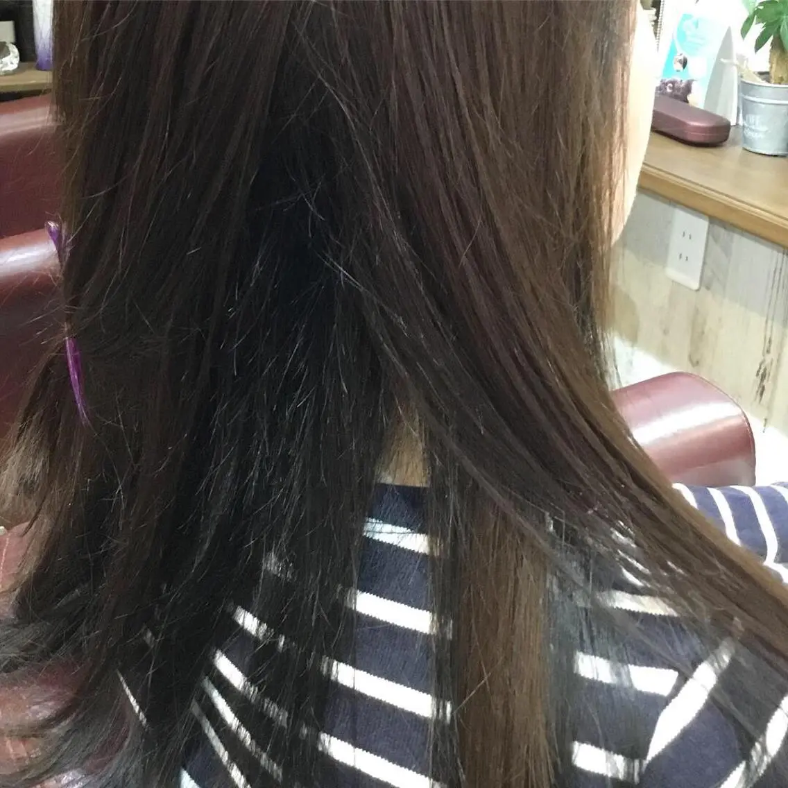 ロング カラー 金崎 新吾のヘアスタイル