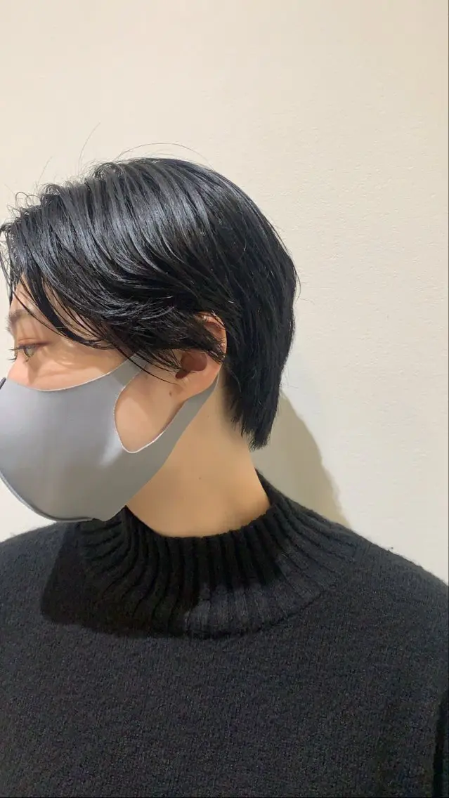 ショート ハンサムショート ショートヘア カット ヘアカラー 吉田 詩穂のヘアスタイル