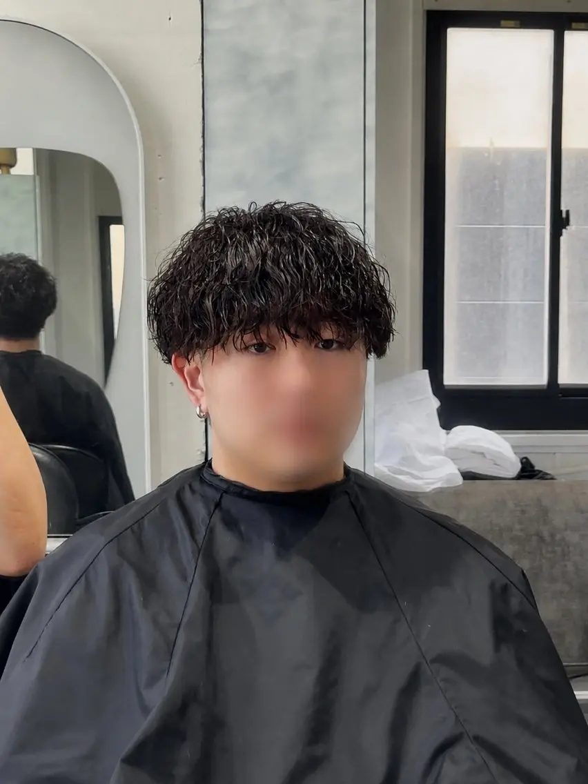 パーマ メンズ カット パーマ 札幌メンズ専門 星雅哉のヘアスタイル