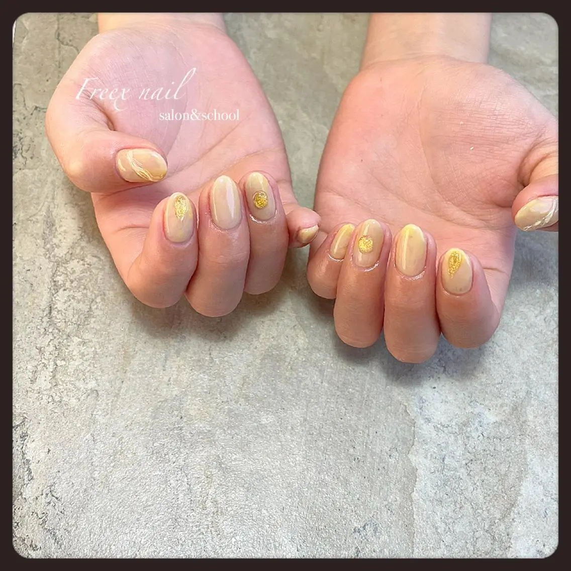 ネイル 大理石ネイル(マーブル) ニュアンスネイル freex nail /ニュアンス/個性派のネイルデザイン