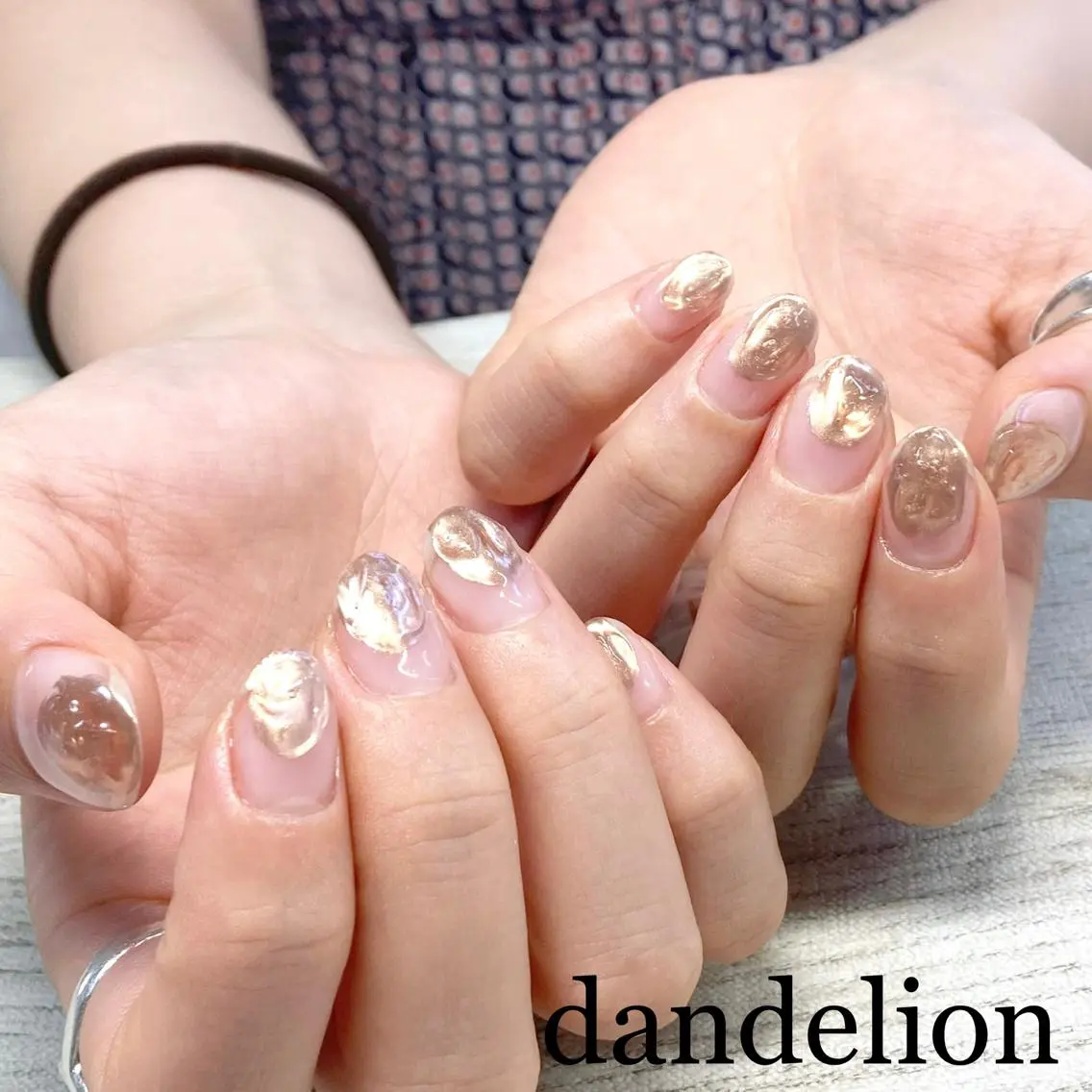 ネイル ハンドネイル ハンドケア dandelion ダンデライオンのネイルデザイン