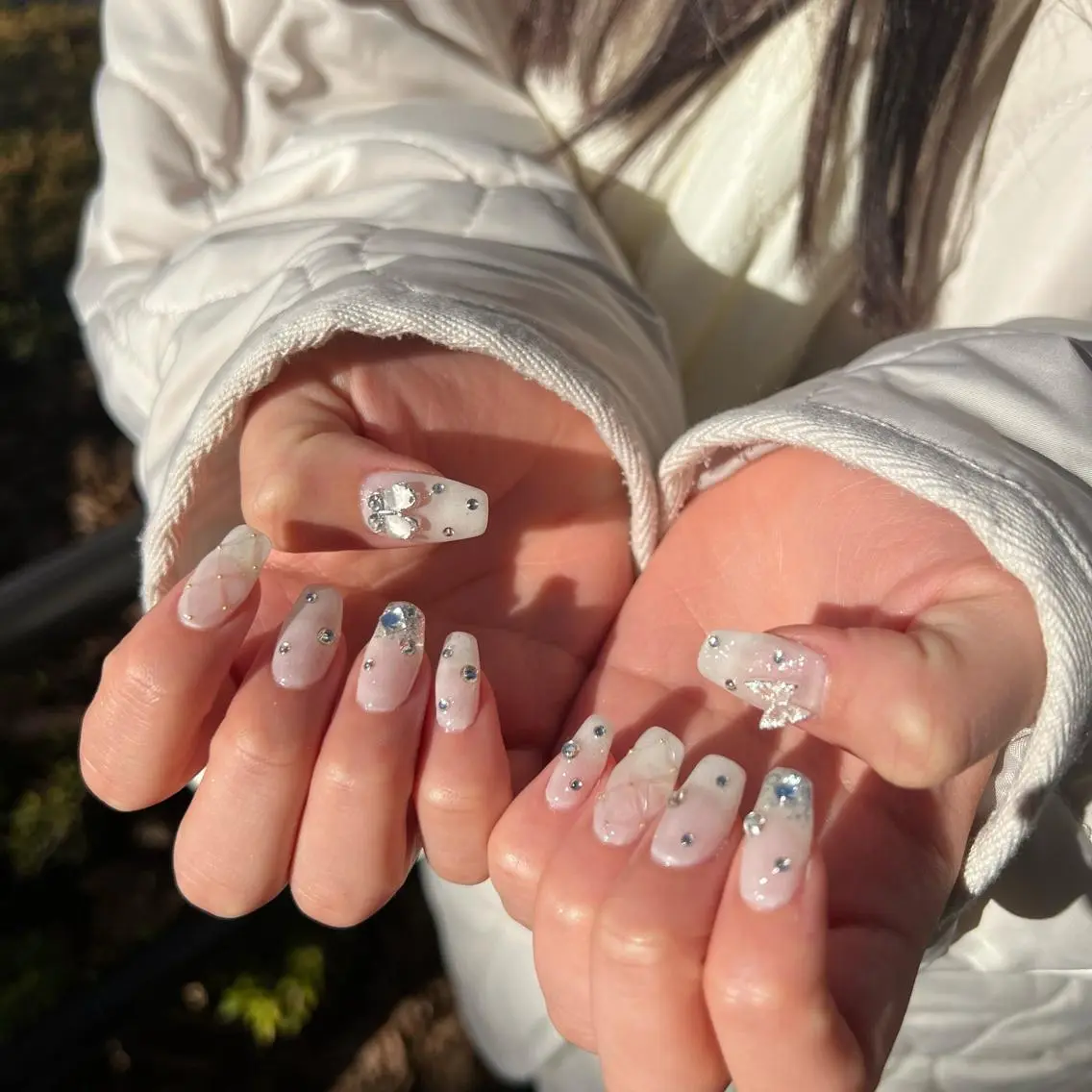 ネイル ハンドネイル 韓国🩶Y2Kネイル 💫くれはのネイルデザイン