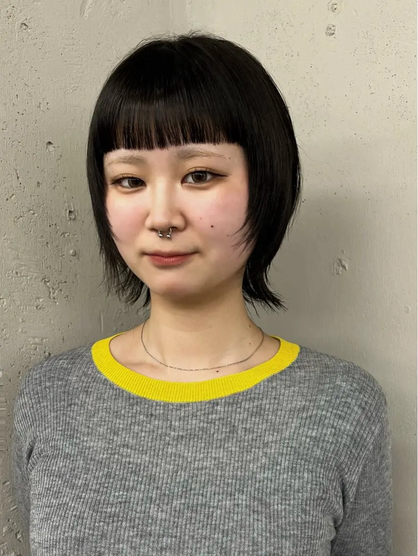 ショート くびれヘア ショートヘア ウルフカット arte鈴木 ひなののヘアスタイル