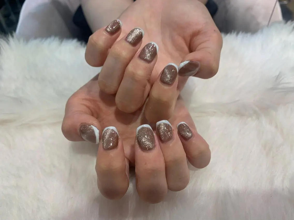 ネイル フレンチネイル マグネットネイル マグネットフレンチ ハンドネイル 艶髪/髪質改善 ♡Tsuzumiのその他イメージ