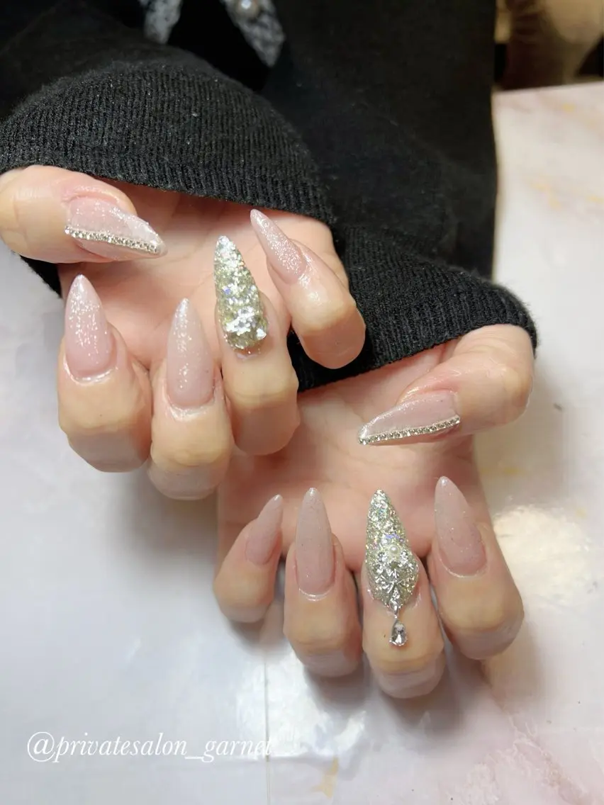 ネイル ワンホンネイル Garnet nailのネイルデザイン