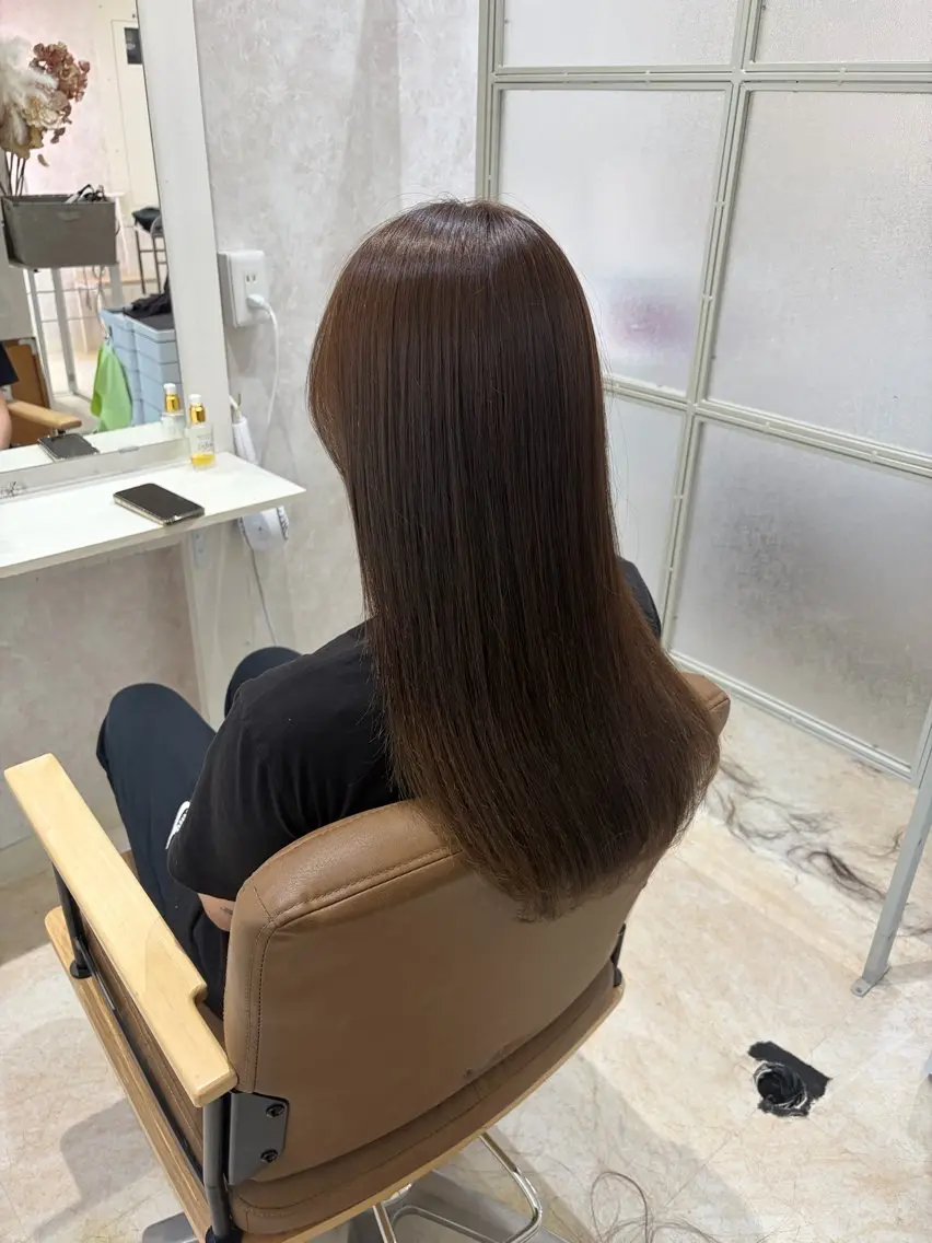 ロング カラー ヘアカラー トリートメント ヘアセット 💙まこと💙艶 カラー(Rico)のヘアスタイル