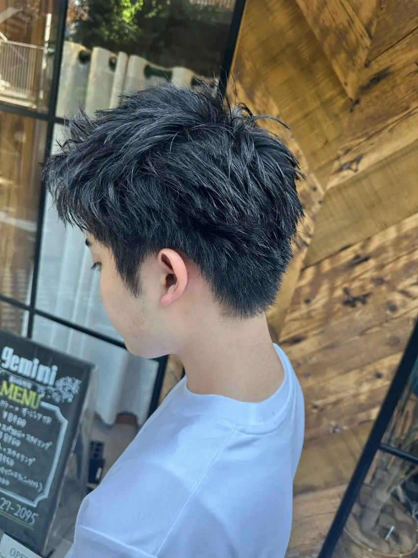 メンズ フェードカット メンズパーマ 【gemini店長】 メンズ特化中野稜平のヘアスタイル