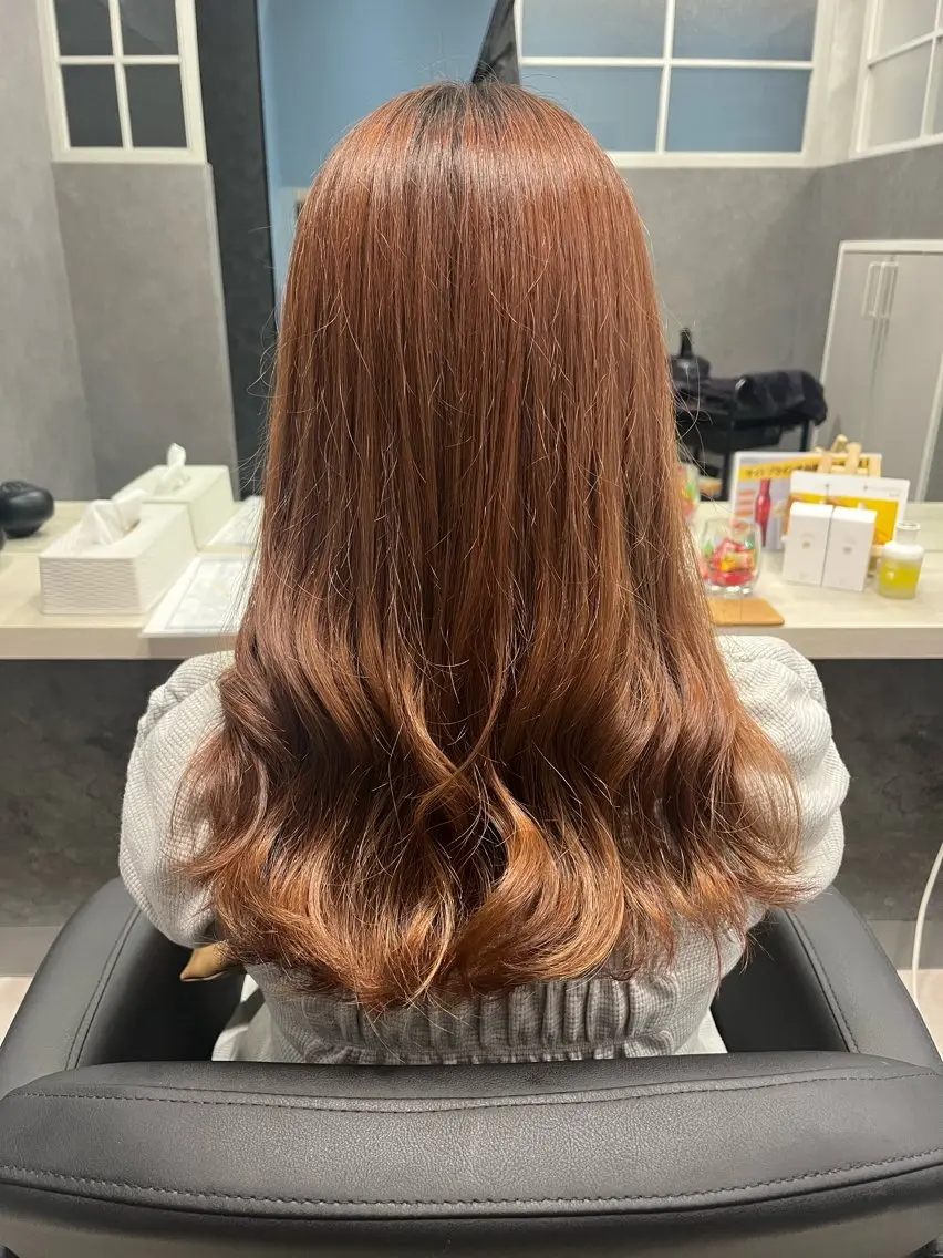 ロング ヘアセット 加藤 碧唯のヘアスタイル