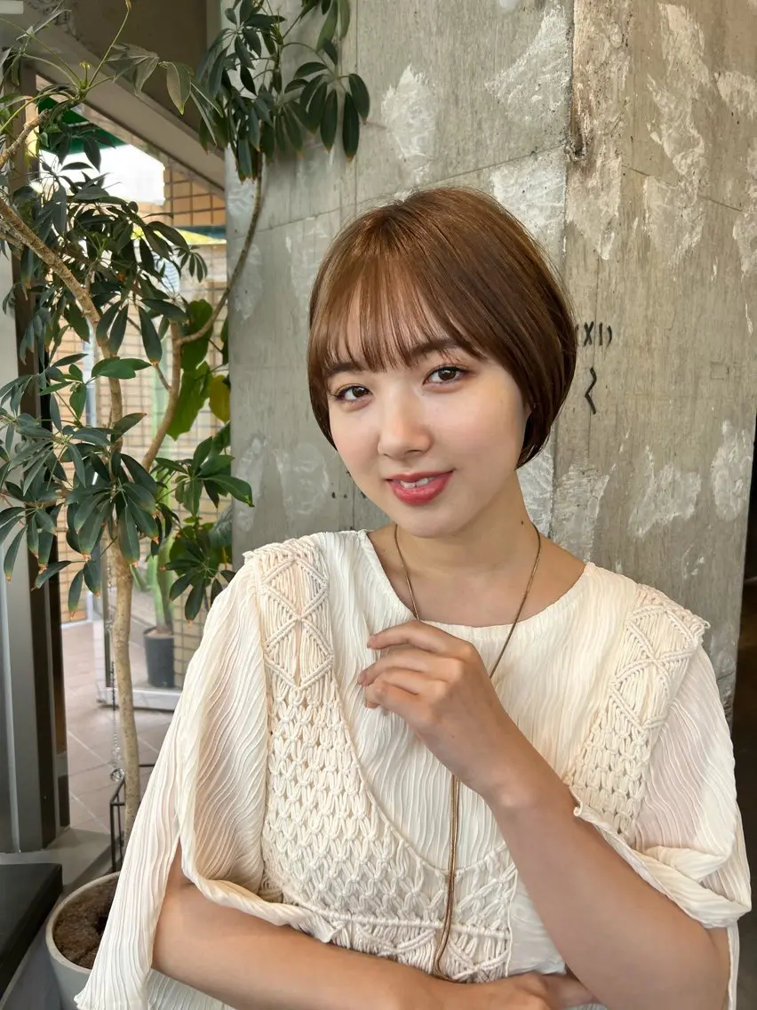 ショート パーマ パーマ 松井美樹/似合わせ ガーリー・韓国のヘアスタイル