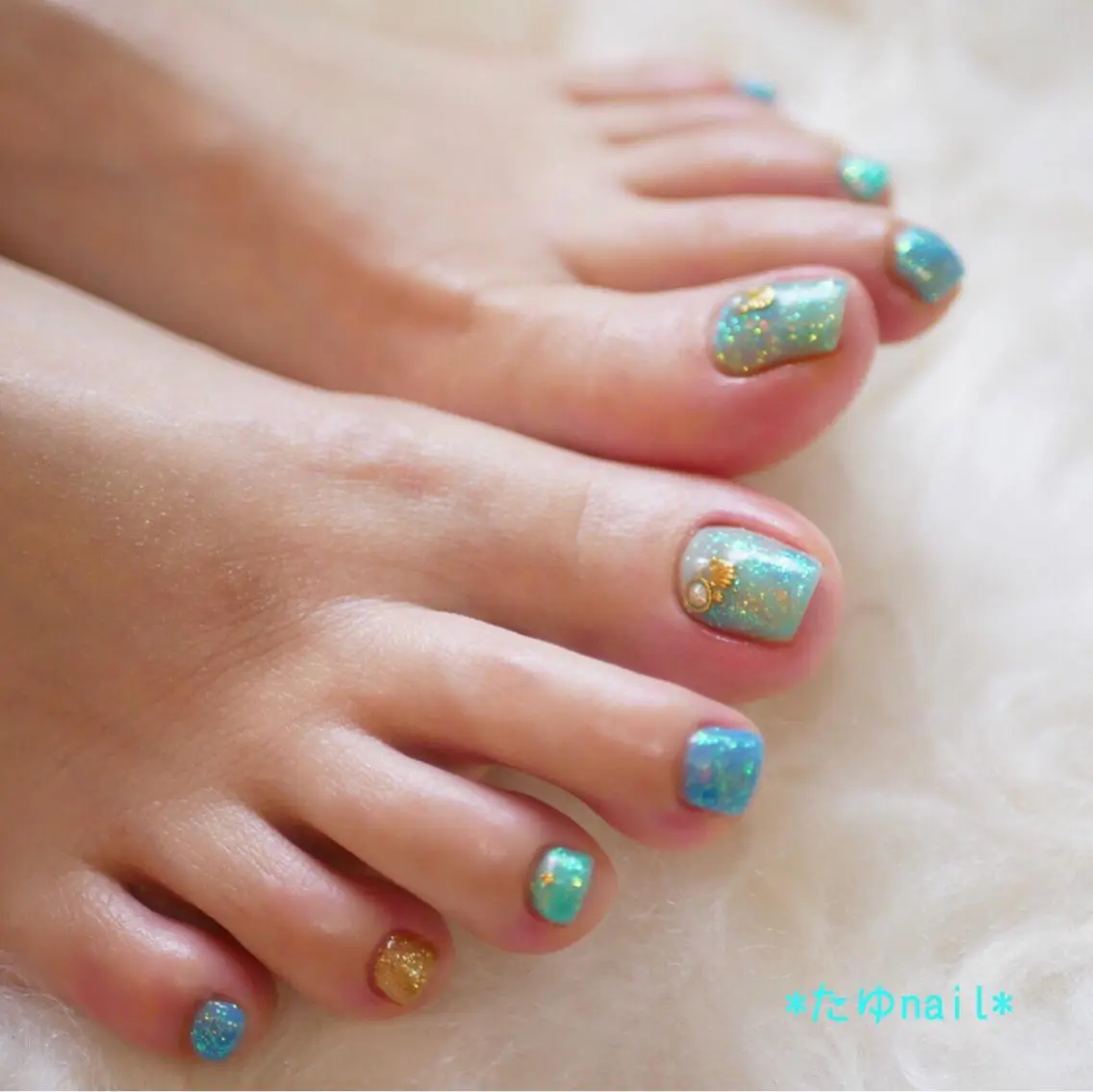 ネイル フットネイル ネイルサロン 【たゆnail】のネイルデザイン
