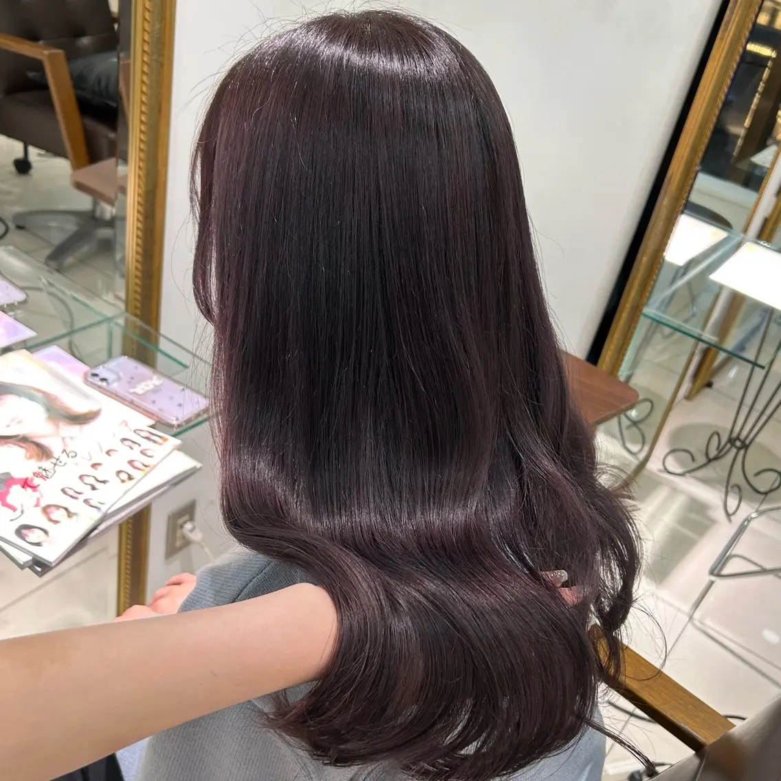 ロング カラー カット ヘアカラー トリートメント 透明感カラー 古山 結季🌙🖤のヘアスタイル