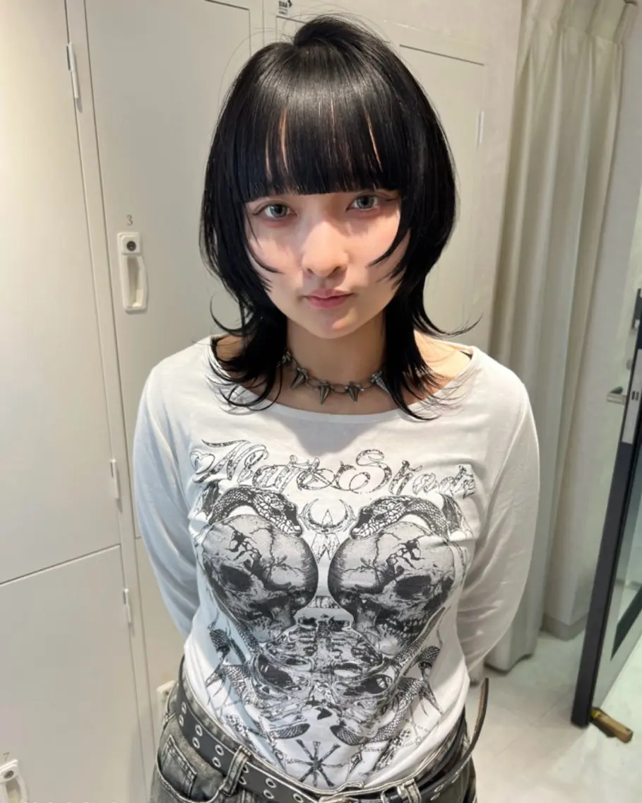 【5.6月限定】カット+3ステップトリートメント【ウルフカット、ボブウルフ、Y2K、レイヤー、ハッシュカット、韓国】の写真