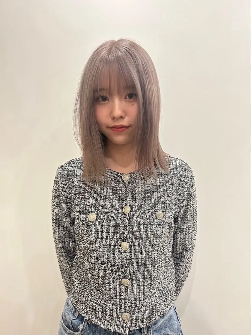 ロング カラー ヘアカラー Wカラー/ワンカラー ジュリ❤️‍🔥のヘアスタイル