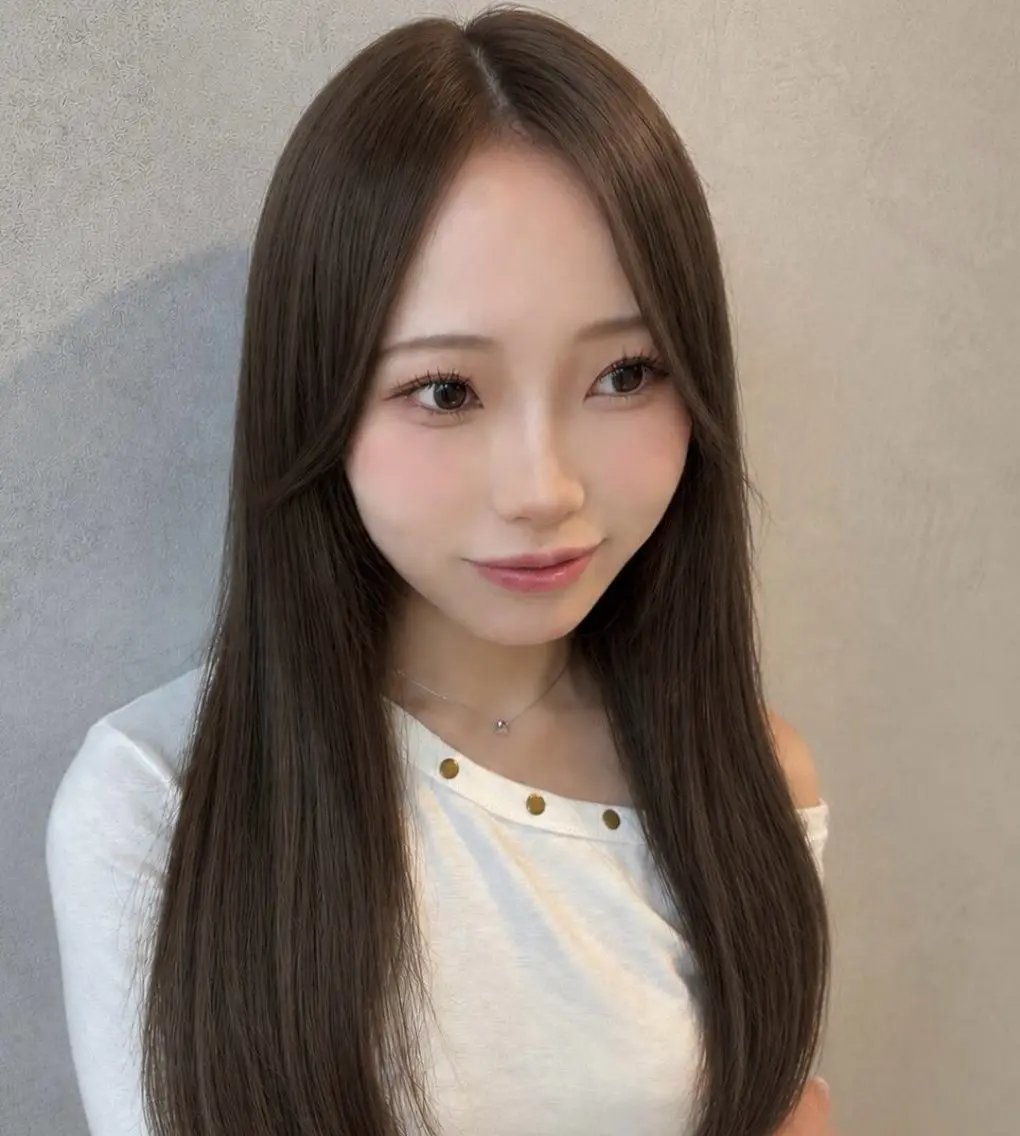 ロング カラー ヘアカラー トリートメント 🍒みのり🍒/大宮 /ワンカラー/艶髪✨のヘアスタイル