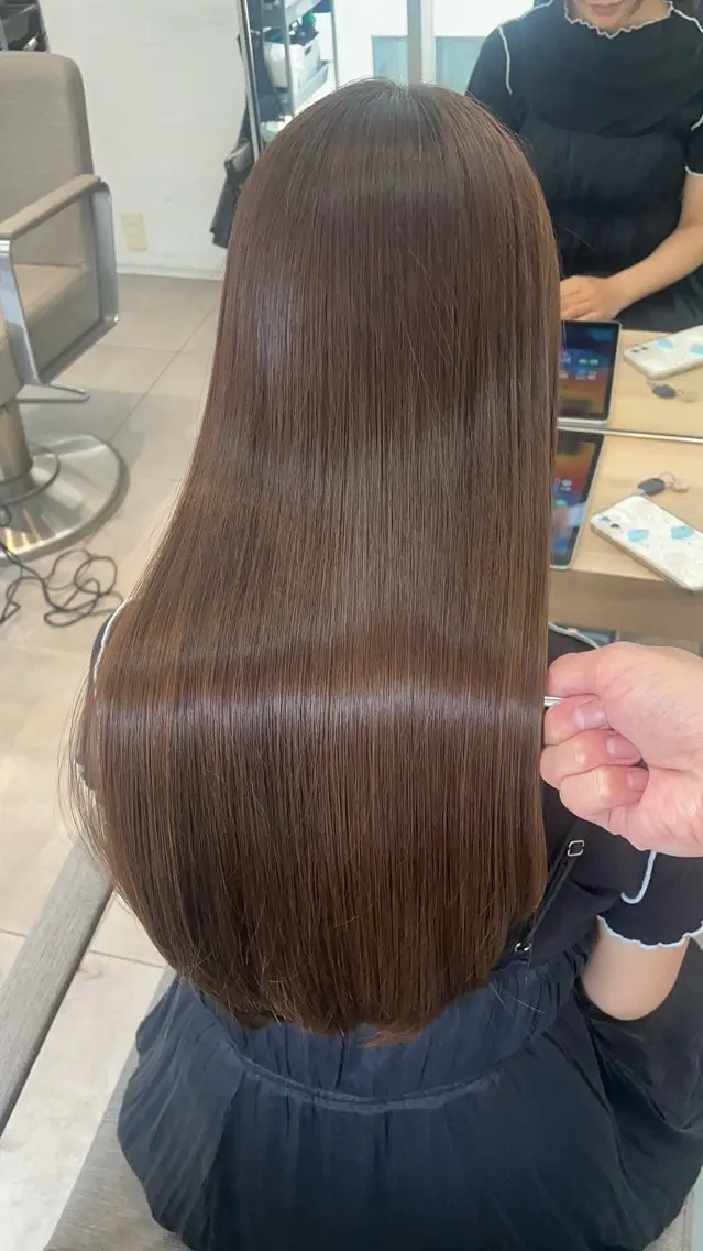 ロング 縮毛矯正 トリートメント ✨髪質改善✨美髪 矯正🫧小泉のヘアスタイル